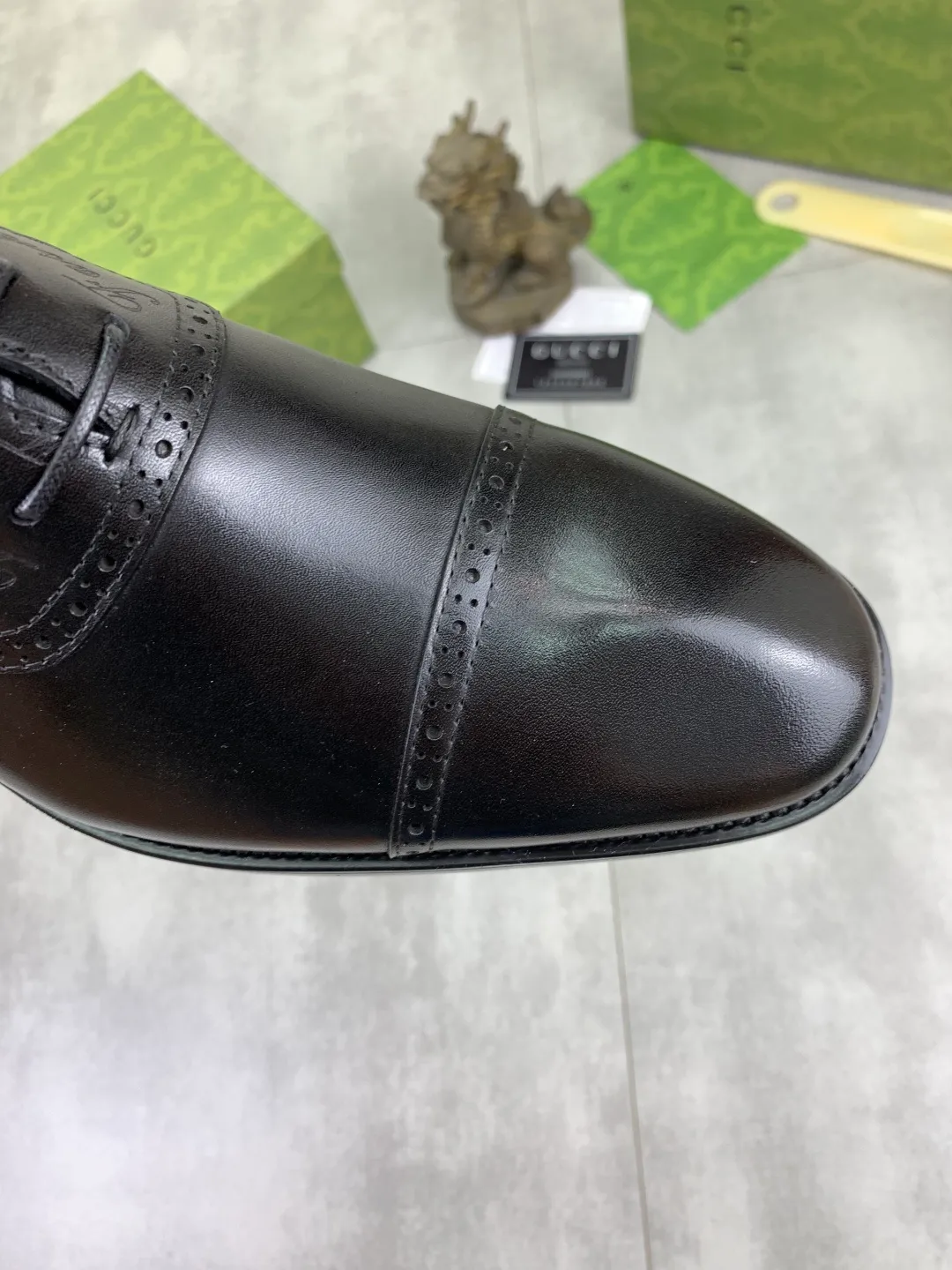 Men's Men's Shoes 💰P560 [New Style] 💰💎💎💎 [Gucci] GUCCI high-end men's formal business leather shoes, original order 1:1! Original imported high-end calfskin, original metal buckle, imported first-layer pigskin lining for feet, original high-end outsole, men's shoe size: 38-44